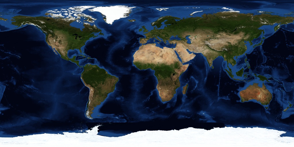 Nasa-satellite-earth-map