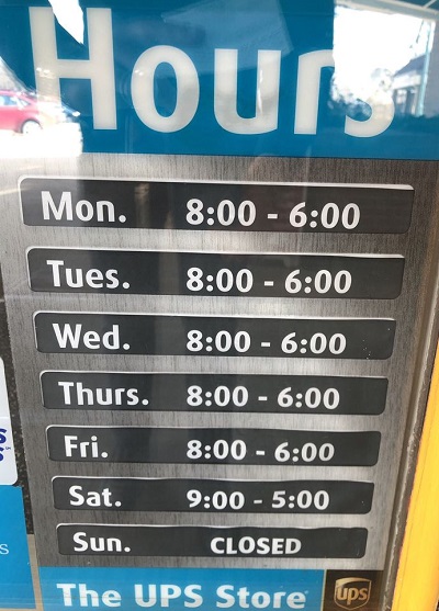 UPS Store Hours - UPS Hours and Holiday Hours